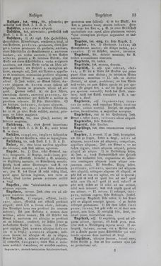 Bild der Seite - 33 - in Lateinisch-Deutsches und Deutsch-Lateinisches Schul-Wörterbuch - Deutsch-Lateinischer Theil