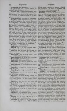 Bild der Seite - 54 - in Lateinisch-Deutsches und Deutsch-Lateinisches Schul-Wörterbuch - Deutsch-Lateinischer Theil