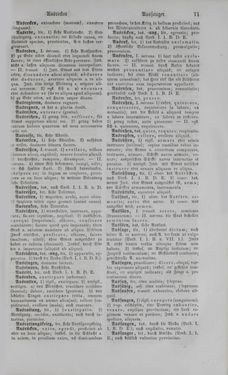 Bild der Seite - 71 - in Lateinisch-Deutsches und Deutsch-Lateinisches Schul-Wörterbuch - Deutsch-Lateinischer Theil