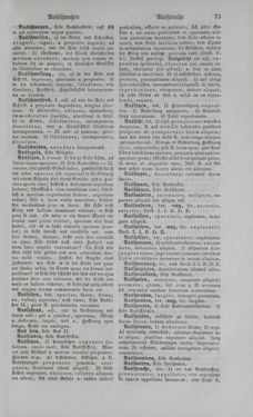 Bild der Seite - 73 - in Lateinisch-Deutsches und Deutsch-Lateinisches Schul-Wörterbuch - Deutsch-Lateinischer Theil