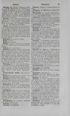 Image of the Page - 95 - in Lateinisch-Deutsches und Deutsch-Lateinisches Schul-Wörterbuch - Deutsch-Lateinischer Theil