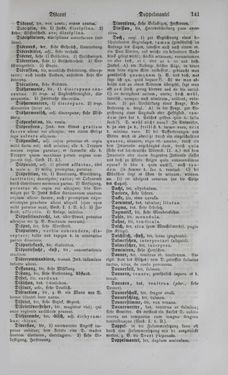 Bild der Seite - 141 - in Lateinisch-Deutsches und Deutsch-Lateinisches Schul-Wörterbuch - Deutsch-Lateinischer Theil