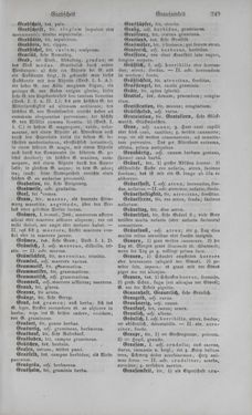 Image of the Page - 249 - in Lateinisch-Deutsches und Deutsch-Lateinisches Schul-Wörterbuch - Deutsch-Lateinischer Theil