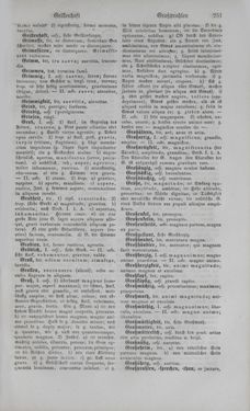 Image of the Page - 251 - in Lateinisch-Deutsches und Deutsch-Lateinisches Schul-Wörterbuch - Deutsch-Lateinischer Theil