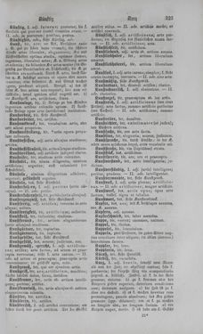 Bild der Seite - 323 - in Lateinisch-Deutsches und Deutsch-Lateinisches Schul-Wörterbuch - Deutsch-Lateinischer Theil