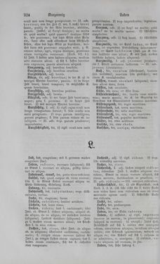 Bild der Seite - 324 - in Lateinisch-Deutsches und Deutsch-Lateinisches Schul-Wörterbuch - Deutsch-Lateinischer Theil