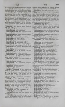 Image of the Page - 333 - in Lateinisch-Deutsches und Deutsch-Lateinisches Schul-Wörterbuch - Deutsch-Lateinischer Theil