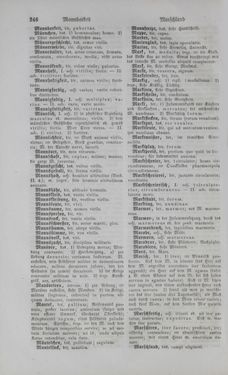 Bild der Seite - 346 - in Lateinisch-Deutsches und Deutsch-Lateinisches Schul-Wörterbuch - Deutsch-Lateinischer Theil