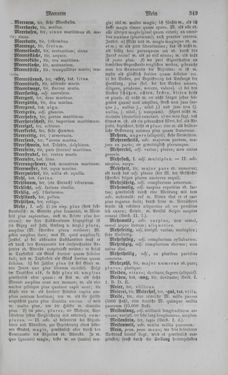 Image of the Page - 349 - in Lateinisch-Deutsches und Deutsch-Lateinisches Schul-Wörterbuch - Deutsch-Lateinischer Theil