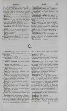 Bild der Seite - 401 - in Lateinisch-Deutsches und Deutsch-Lateinisches Schul-Wörterbuch - Deutsch-Lateinischer Theil
