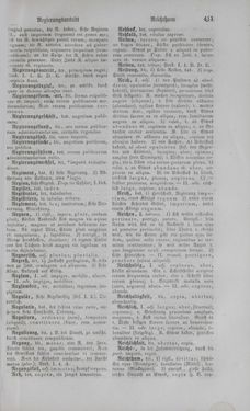 Image of the Page - 411 - in Lateinisch-Deutsches und Deutsch-Lateinisches Schul-Wörterbuch - Deutsch-Lateinischer Theil