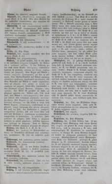 Image of the Page - 417 - in Lateinisch-Deutsches und Deutsch-Lateinisches Schul-Wörterbuch - Deutsch-Lateinischer Theil