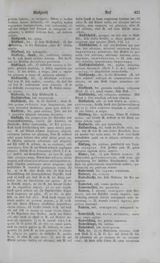 Image of the Page - 421 - in Lateinisch-Deutsches und Deutsch-Lateinisches Schul-Wörterbuch - Deutsch-Lateinischer Theil