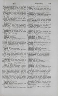 Image of the Page - 427 - in Lateinisch-Deutsches und Deutsch-Lateinisches Schul-Wörterbuch - Deutsch-Lateinischer Theil