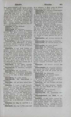 Bild der Seite - 441 - in Lateinisch-Deutsches und Deutsch-Lateinisches Schul-Wörterbuch - Deutsch-Lateinischer Theil