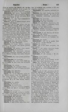 Image of the Page - 443 - in Lateinisch-Deutsches und Deutsch-Lateinisches Schul-Wörterbuch - Deutsch-Lateinischer Theil