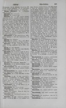 Bild der Seite - 445 - in Lateinisch-Deutsches und Deutsch-Lateinisches Schul-Wörterbuch - Deutsch-Lateinischer Theil