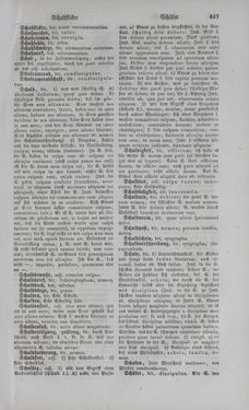 Bild der Seite - 447 - in Lateinisch-Deutsches und Deutsch-Lateinisches Schul-Wörterbuch - Deutsch-Lateinischer Theil