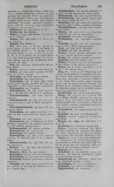 Image of the Page - 461 - in Lateinisch-Deutsches und Deutsch-Lateinisches Schul-Wörterbuch - Deutsch-Lateinischer Theil