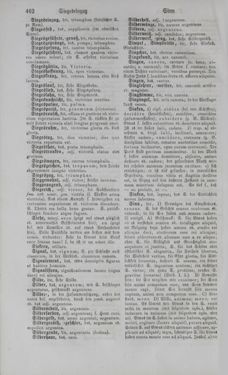 Image of the Page - 462 - in Lateinisch-Deutsches und Deutsch-Lateinisches Schul-Wörterbuch - Deutsch-Lateinischer Theil