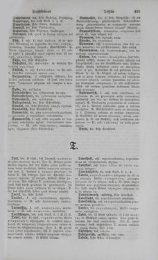 Image of the Page - 491 - in Lateinisch-Deutsches und Deutsch-Lateinisches Schul-Wörterbuch - Deutsch-Lateinischer Theil
