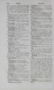Image of the Page - 494 - in Lateinisch-Deutsches und Deutsch-Lateinisches Schul-Wörterbuch - Deutsch-Lateinischer Theil
