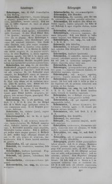 Image of the Page - 515 - in Lateinisch-Deutsches und Deutsch-Lateinisches Schul-Wörterbuch - Deutsch-Lateinischer Theil