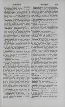 Image of the Page - 533 - in Lateinisch-Deutsches und Deutsch-Lateinisches Schul-Wörterbuch - Deutsch-Lateinischer Theil