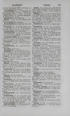 Image of the Page - 541 - in Lateinisch-Deutsches und Deutsch-Lateinisches Schul-Wörterbuch - Deutsch-Lateinischer Theil