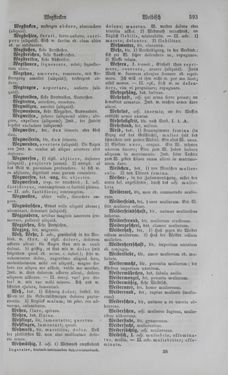 Image of the Page - 593 - in Lateinisch-Deutsches und Deutsch-Lateinisches Schul-Wörterbuch - Deutsch-Lateinischer Theil