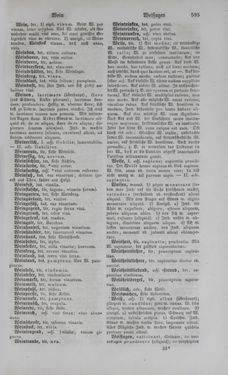 Image of the Page - 595 - in Lateinisch-Deutsches und Deutsch-Lateinisches Schul-Wörterbuch - Deutsch-Lateinischer Theil