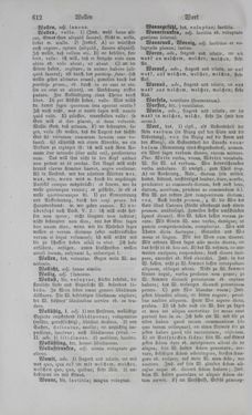 Bild der Seite - 612 - in Lateinisch-Deutsches und Deutsch-Lateinisches Schul-Wörterbuch - Deutsch-Lateinischer Theil