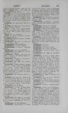 Bild der Seite - 629 - in Lateinisch-Deutsches und Deutsch-Lateinisches Schul-Wörterbuch - Deutsch-Lateinischer Theil