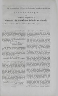 Bild der Seite - (000673) - in Lateinisch-Deutsches und Deutsch-Lateinisches Schul-Wörterbuch - Deutsch-Lateinischer Theil