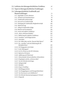 Image of the Page - (000010) - in Erzählen vom Leben im 20. Jahrhundert - Erinnerungspraxis und Erzähltraditionen in lebensgeschichtlichen Interviews am Beispiel der Region Montafon/Vorarlberg