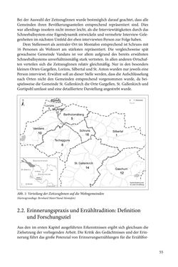 Bild der Seite - 55 - in Erzählen vom Leben im 20. Jahrhundert - Erinnerungspraxis und Erzähltraditionen in lebensgeschichtlichen Interviews am Beispiel der Region Montafon/Vorarlberg