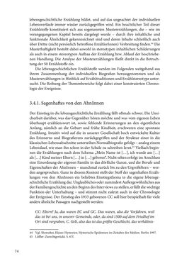 Bild der Seite - 74 - in Erzählen vom Leben im 20. Jahrhundert - Erinnerungspraxis und Erzähltraditionen in lebensgeschichtlichen Interviews am Beispiel der Region Montafon/Vorarlberg