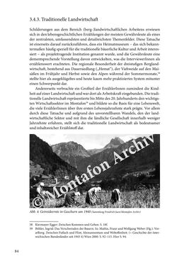 Image of the Page - 84 - in Erzählen vom Leben im 20. Jahrhundert - Erinnerungspraxis und Erzähltraditionen in lebensgeschichtlichen Interviews am Beispiel der Region Montafon/Vorarlberg