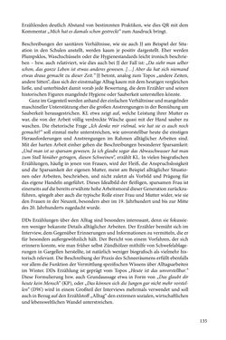 Image of the Page - 135 - in Erzählen vom Leben im 20. Jahrhundert - Erinnerungspraxis und Erzähltraditionen in lebensgeschichtlichen Interviews am Beispiel der Region Montafon/Vorarlberg