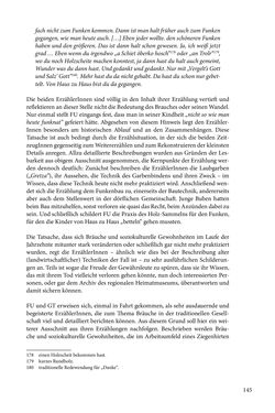 Image of the Page - 145 - in Erzählen vom Leben im 20. Jahrhundert - Erinnerungspraxis und Erzähltraditionen in lebensgeschichtlichen Interviews am Beispiel der Region Montafon/Vorarlberg