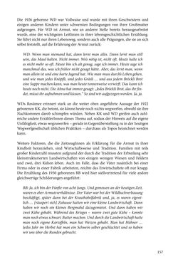 Image of the Page - 157 - in Erzählen vom Leben im 20. Jahrhundert - Erinnerungspraxis und Erzähltraditionen in lebensgeschichtlichen Interviews am Beispiel der Region Montafon/Vorarlberg