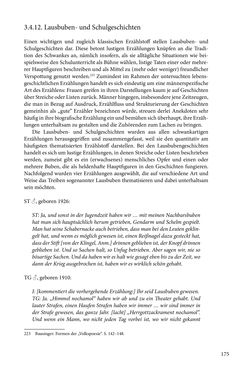 Image of the Page - 175 - in Erzählen vom Leben im 20. Jahrhundert - Erinnerungspraxis und Erzähltraditionen in lebensgeschichtlichen Interviews am Beispiel der Region Montafon/Vorarlberg