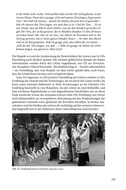 Image of the Page - 185 - in Erzählen vom Leben im 20. Jahrhundert - Erinnerungspraxis und Erzähltraditionen in lebensgeschichtlichen Interviews am Beispiel der Region Montafon/Vorarlberg