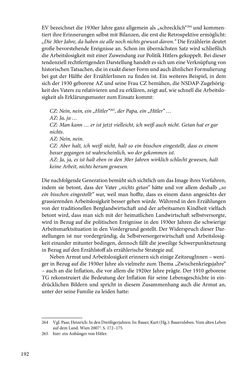 Bild der Seite - 192 - in Erzählen vom Leben im 20. Jahrhundert - Erinnerungspraxis und Erzähltraditionen in lebensgeschichtlichen Interviews am Beispiel der Region Montafon/Vorarlberg