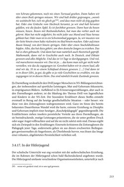 Bild der Seite - 213 - in Erzählen vom Leben im 20. Jahrhundert - Erinnerungspraxis und Erzähltraditionen in lebensgeschichtlichen Interviews am Beispiel der Region Montafon/Vorarlberg