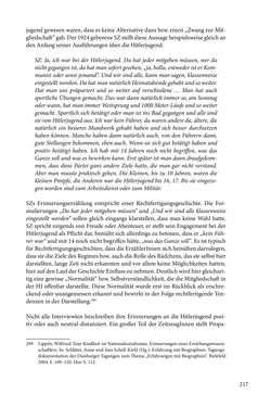 Image of the Page - 217 - in Erzählen vom Leben im 20. Jahrhundert - Erinnerungspraxis und Erzähltraditionen in lebensgeschichtlichen Interviews am Beispiel der Region Montafon/Vorarlberg