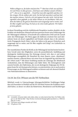 Bild der Seite - 221 - in Erzählen vom Leben im 20. Jahrhundert - Erinnerungspraxis und Erzähltraditionen in lebensgeschichtlichen Interviews am Beispiel der Region Montafon/Vorarlberg