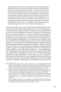 Image of the Page - 225 - in Erzählen vom Leben im 20. Jahrhundert - Erinnerungspraxis und Erzähltraditionen in lebensgeschichtlichen Interviews am Beispiel der Region Montafon/Vorarlberg