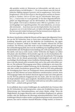 Bild der Seite - 229 - in Erzählen vom Leben im 20. Jahrhundert - Erinnerungspraxis und Erzähltraditionen in lebensgeschichtlichen Interviews am Beispiel der Region Montafon/Vorarlberg