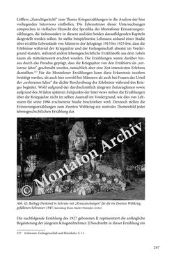 Image of the Page - 247 - in Erzählen vom Leben im 20. Jahrhundert - Erinnerungspraxis und Erzähltraditionen in lebensgeschichtlichen Interviews am Beispiel der Region Montafon/Vorarlberg